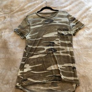 Camo casual t-shirt